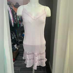 Victorias Secret Light Purple Lace Slip Dress